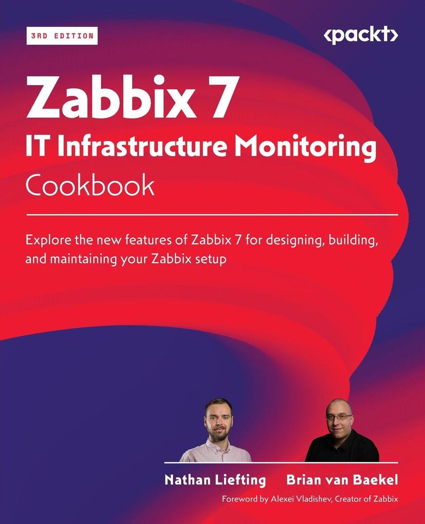 Produktbild: Zabbix 7 IT Infrastructure Monitoring Cookbook - Third Edition | Nathan Liefting, Brian van Baekel