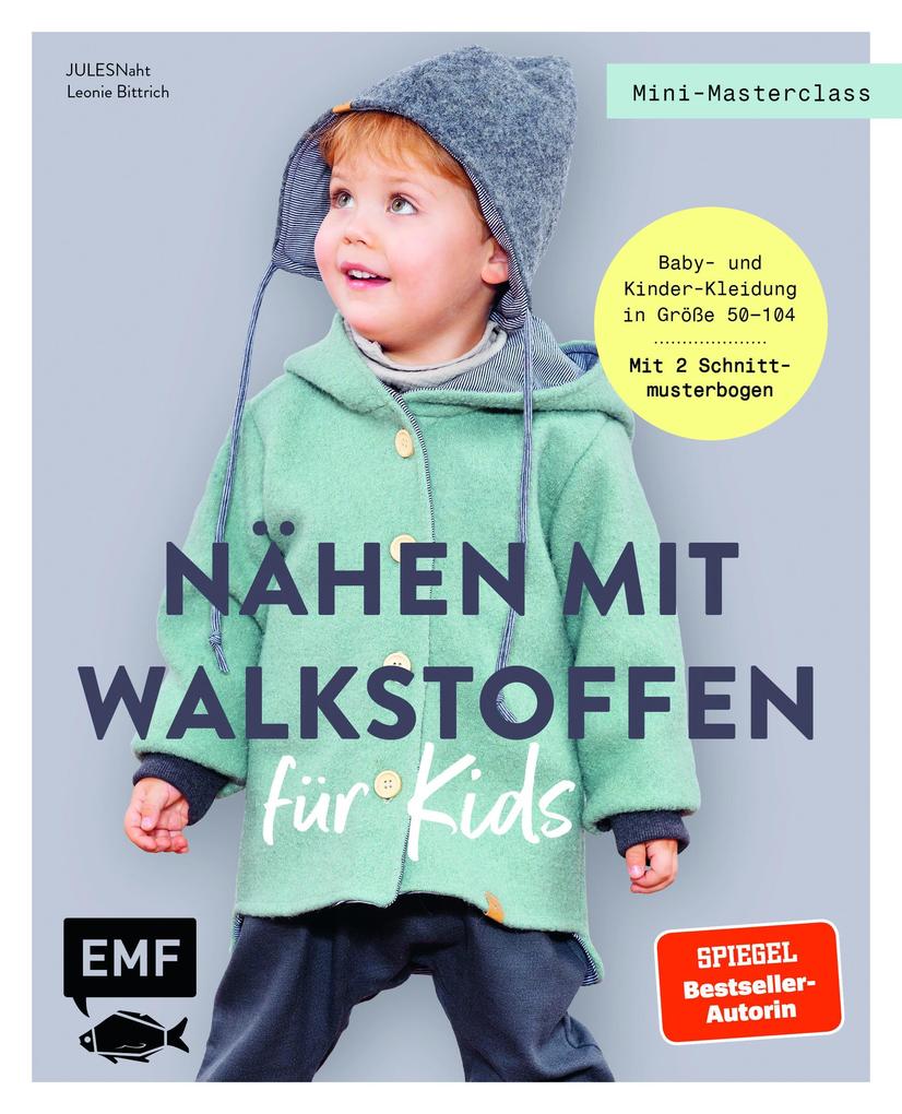 Produktbild: Mini-Masterclass - Nähen mit Walkstoffen für Kids | JULESNaht, Leonie Bittrich