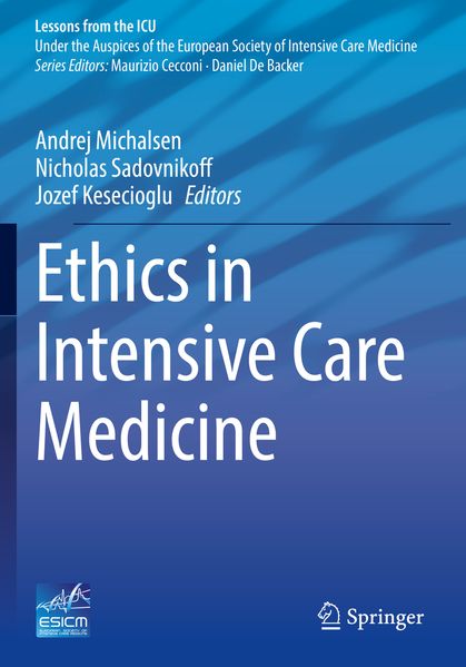 Produktbild: Ethics in Intensive Care Medicine
