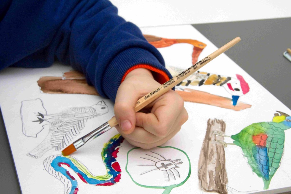 Weitere Ansicht: da Vinci Pinsel Junior Synthetics flach, Serie 304 Gr. 24