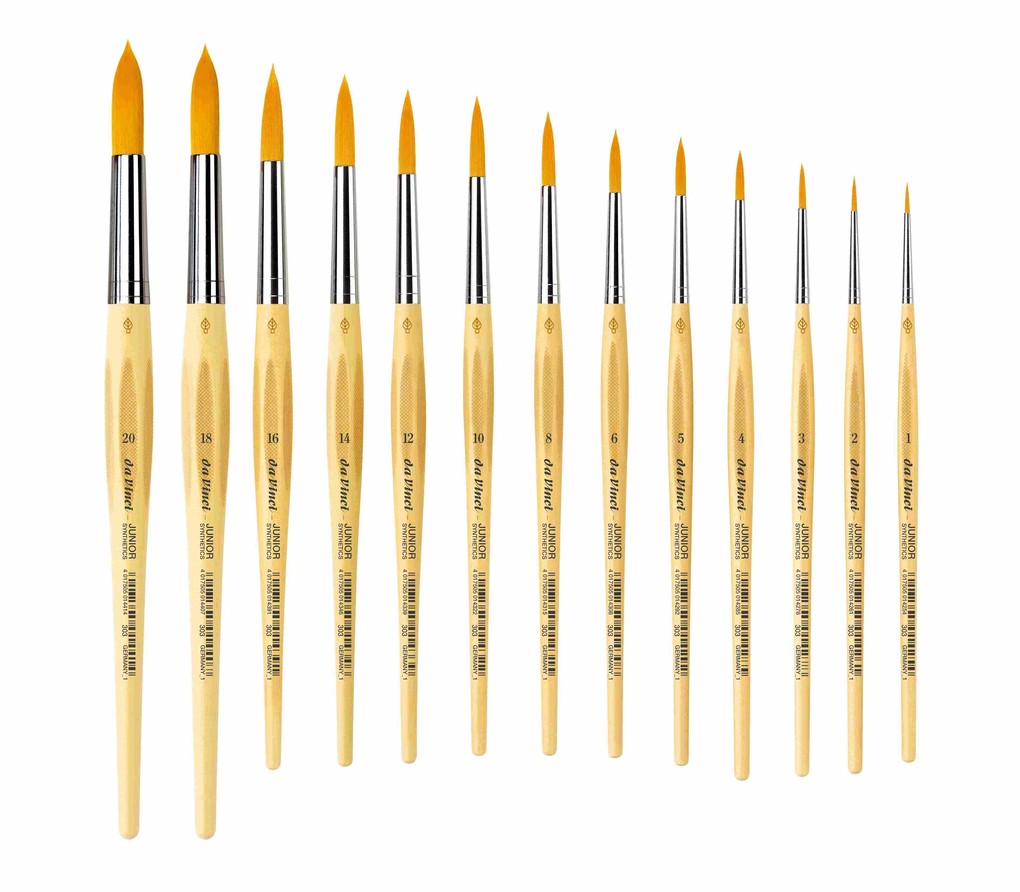 Weitere Ansicht: da Vinci Pinsel Junior Synthetics rund, Serie 303 Gr. 1