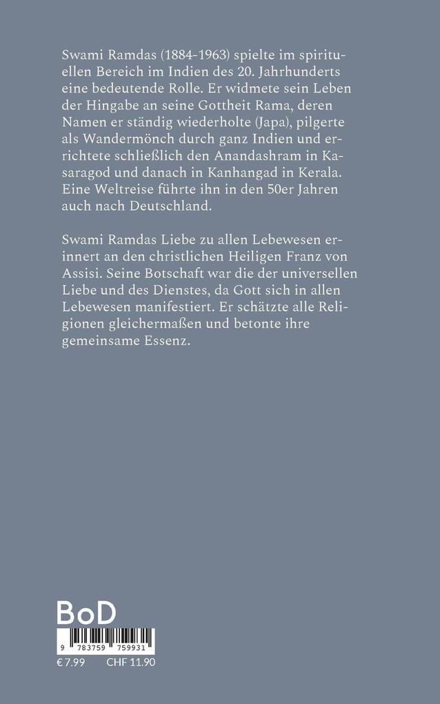 Weitere Ansicht: Swami Ramdas | Gabriele Ebert