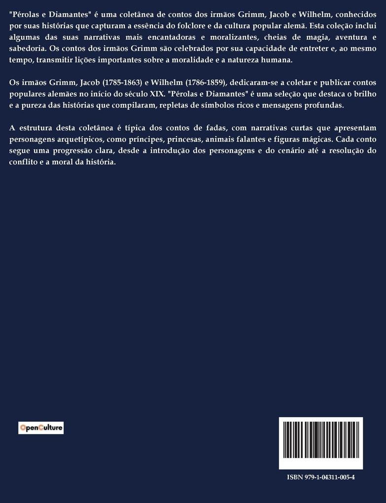 Weitere Ansicht: Pérolas e Diamantes | Jacob Grimm, Wilhelm Grimm