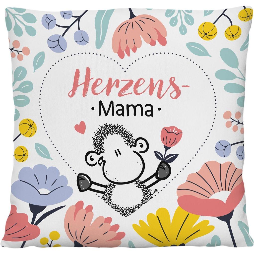 Weitere Ansicht: Plüschkissen Motiv Mama