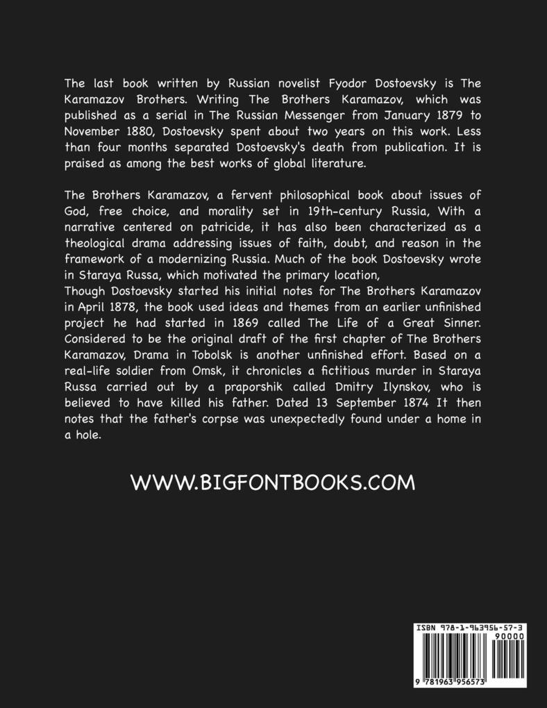 Weitere Ansicht: The Brothers Karamazov | Fyodor Dostoyevsky