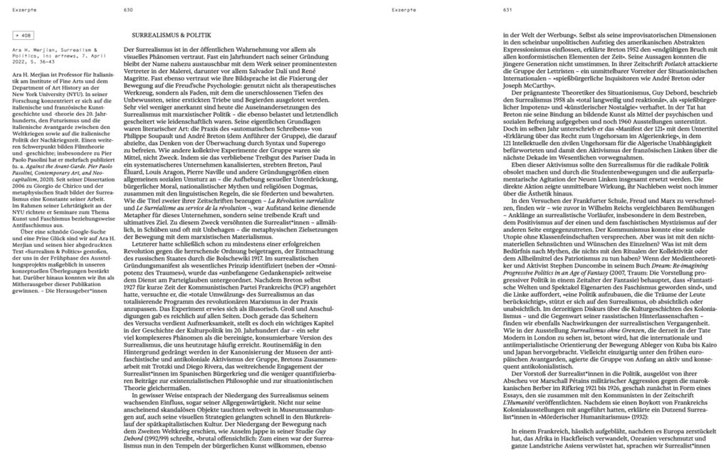 Weitere Ansicht: Surrealismus + Antifaschismus - eine Anthologie. Der Katalog zur preisgekrönten Ausstellung im Münchner Lenbachhaus. AICA-Auszeichnung "Besondere Ausstellung" | magma design studio