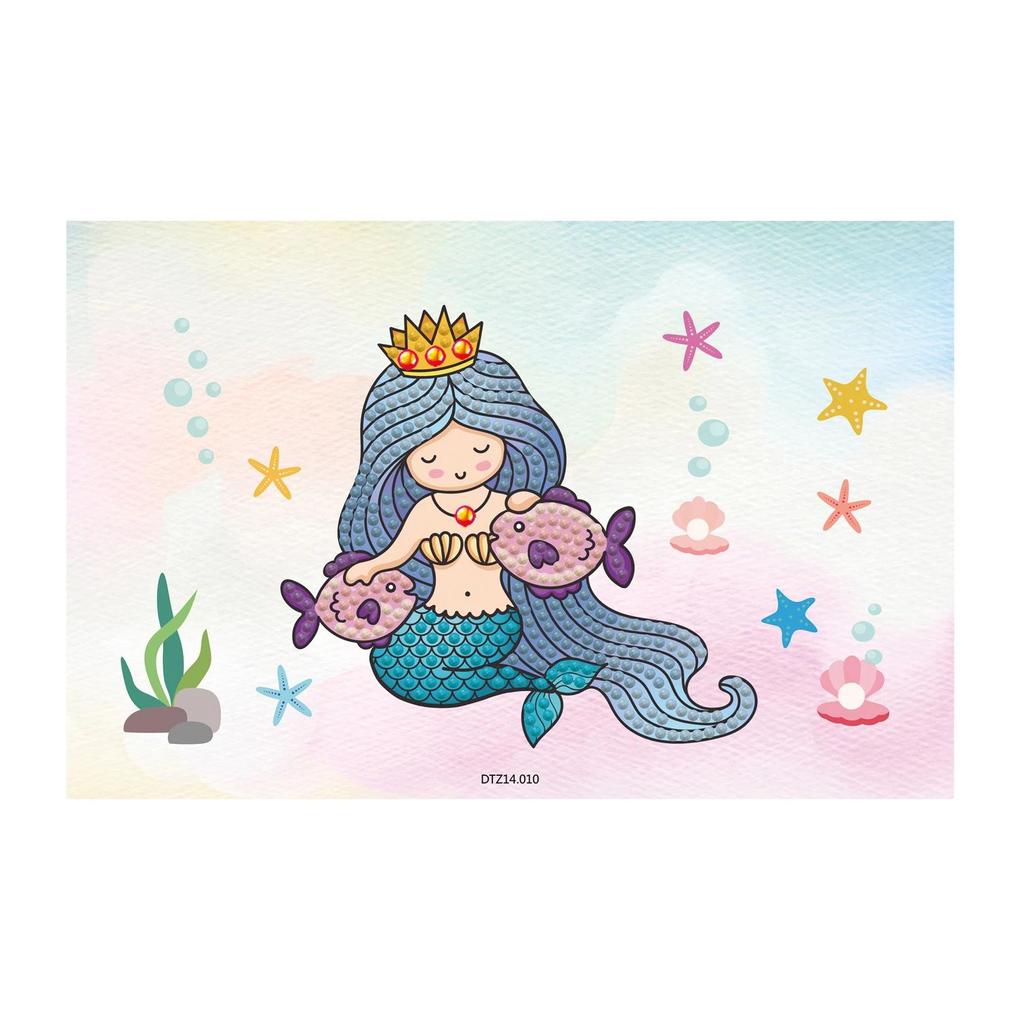 Weitere Ansicht: Dotzies - Diamond Painting Etui Meerjungfrau