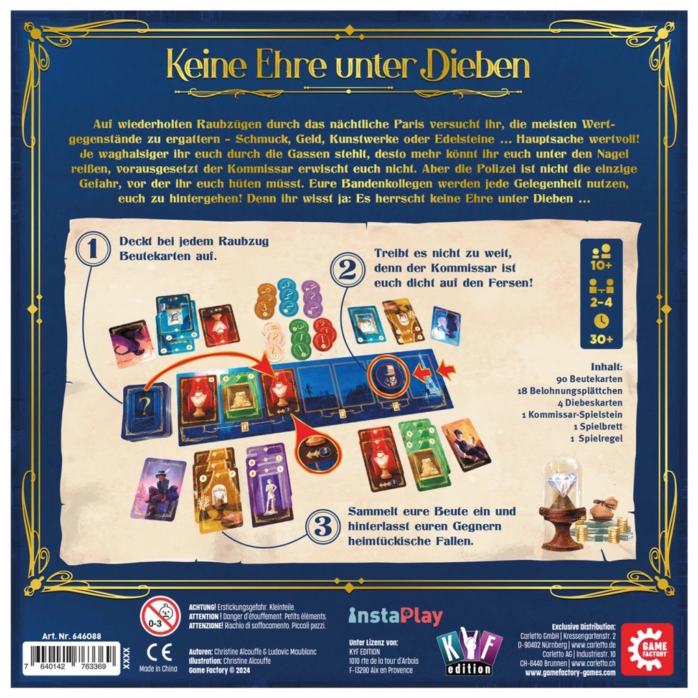 Weitere Ansicht: GAME FACTORY - Keine Ehre unter Dieben | Ludovic Maublanc, Christine Alcouffe
