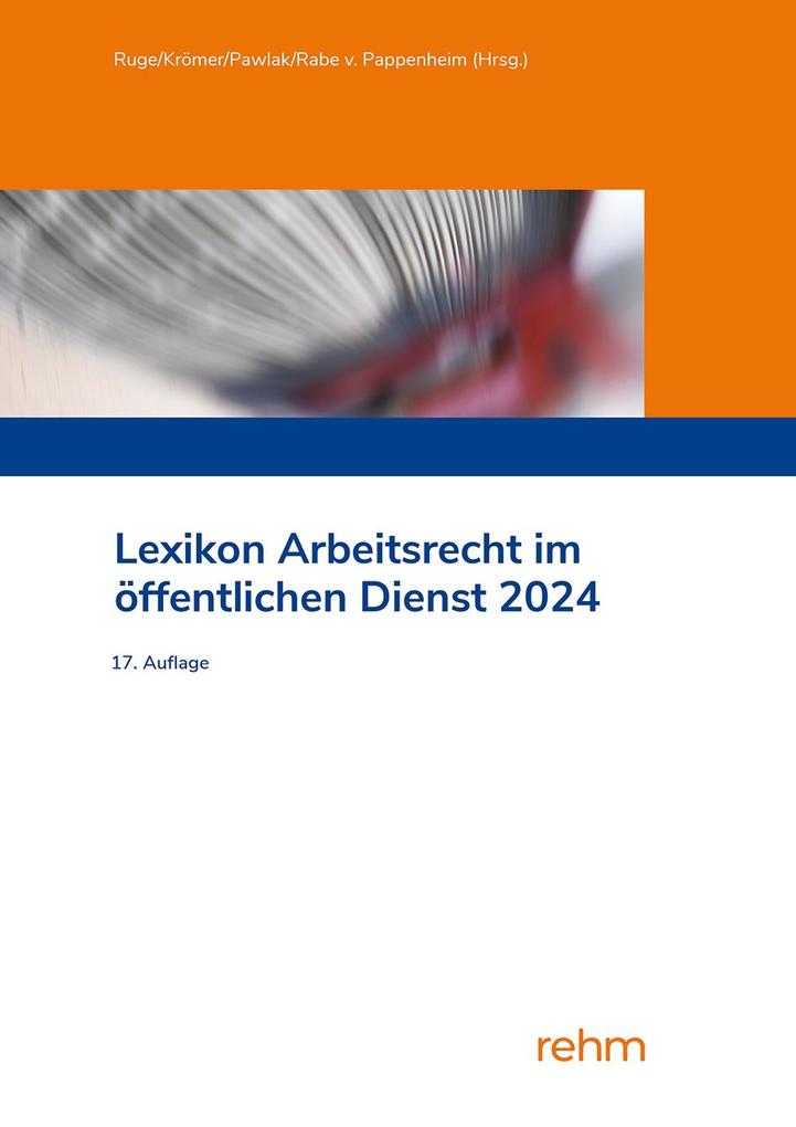 Produktbild: Lexikon Arbeitsrecht im öffentlichen Dienst 2024