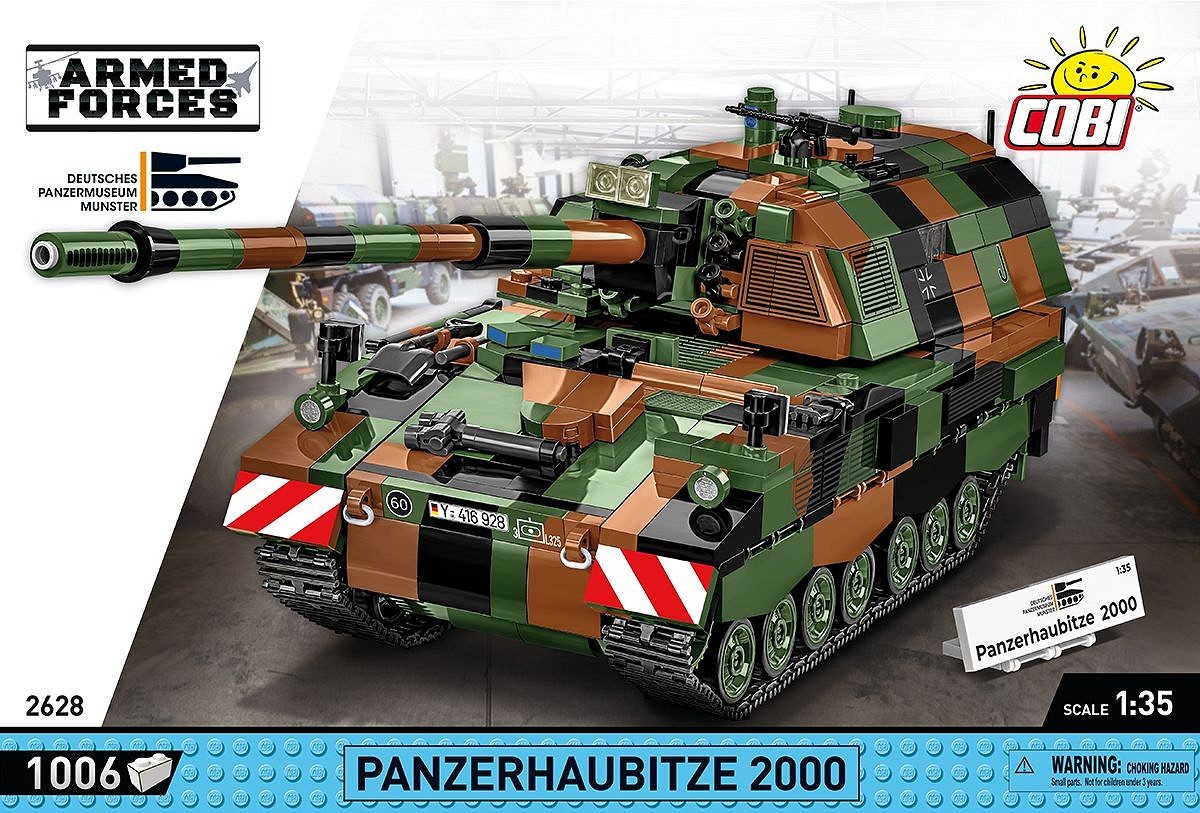 Produktbild: COBI Armed Forces 2628 - Panzerhaubitze 2000, 1002 Klemmbausteine