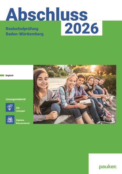 Produktbild: Abschluss 2026 - Realschule Baden-Württemberg - Lösungsband | Bergmoser + Höller Verlag AG