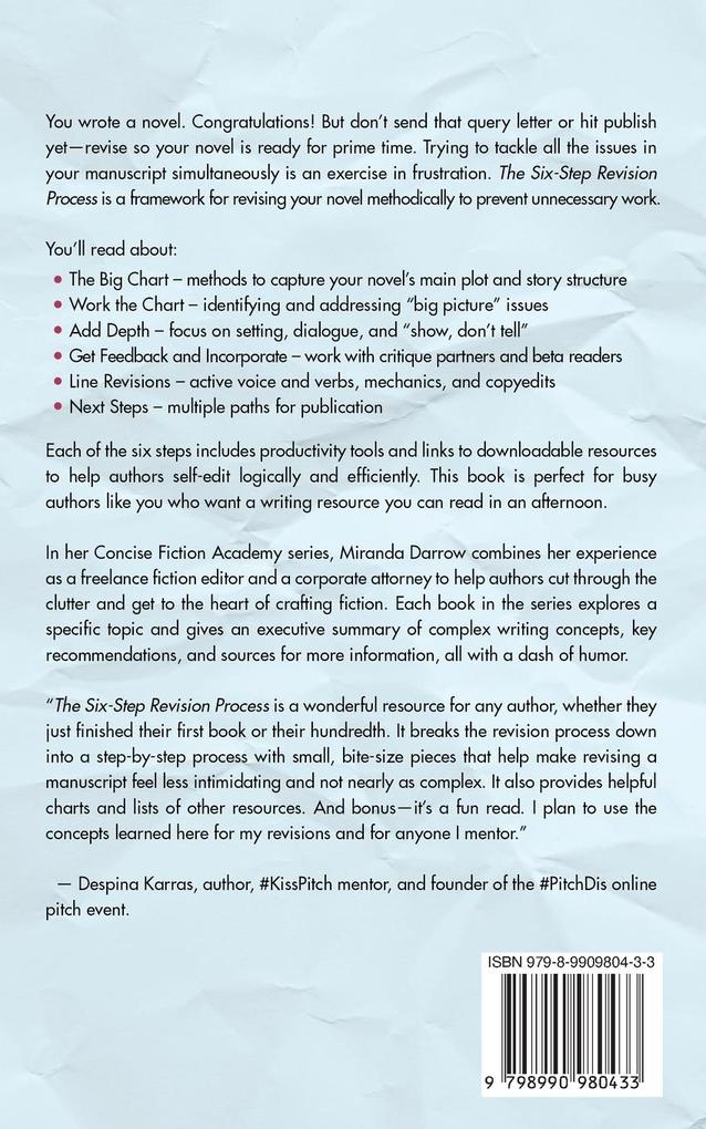 Weitere Ansicht: The Six-Step Revision Process | Miranda Darrow