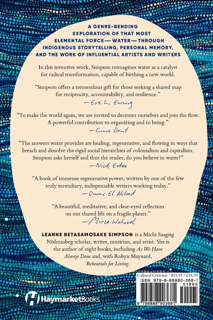 Weitere Ansicht: Theory of Water | Leanne Betasamosake Simpson