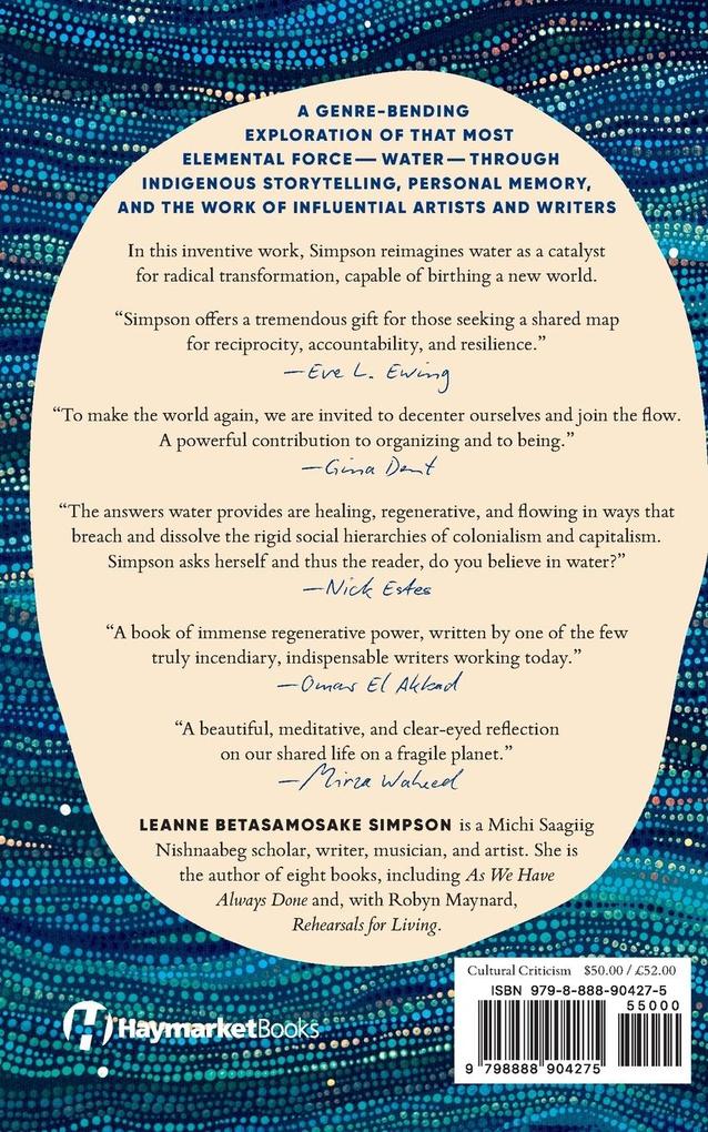 Weitere Ansicht: Theory of Water | Leanne Betasamosake Simpson