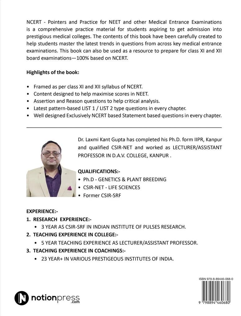 Weitere Ansicht: NCERT Pointers and Practice | Laxmi Kant Gupta