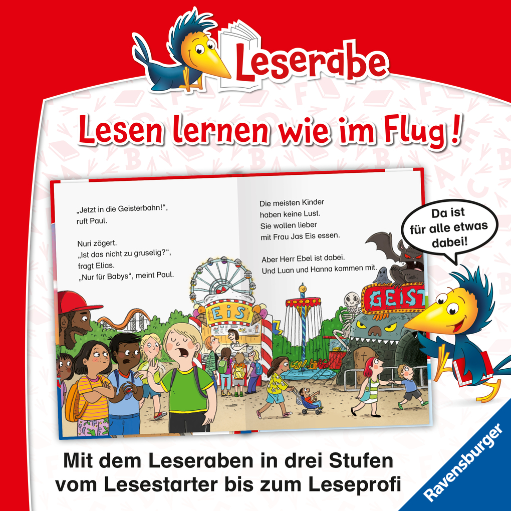 Weitere Ansicht: Leserabe 1. Lesestufe - Aufregung im Freizeitpark | Anja Kiel