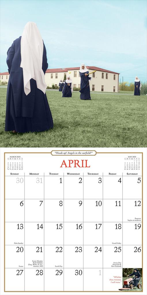 Weitere Ansicht: Nuns Having Fun Wall Calendar 2025 | Workman Calendars, Maureen Kelly, Jeffrey Stone