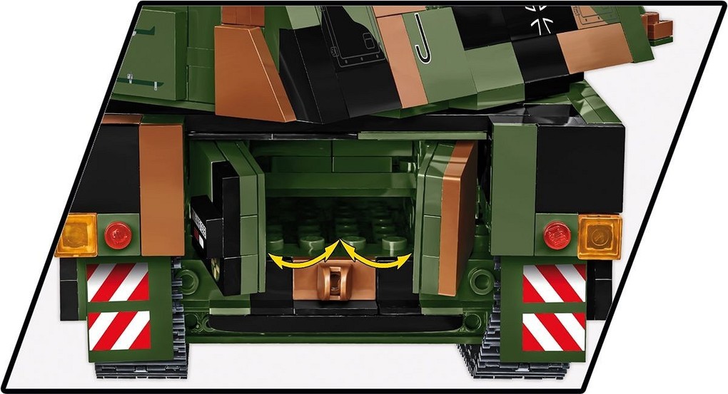 Weitere Ansicht: COBI Armed Forces 2628 - Panzerhaubitze 2000, 1002 Klemmbausteine