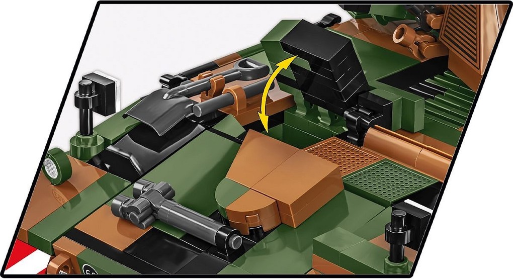 Weitere Ansicht: COBI Armed Forces 2628 - Panzerhaubitze 2000, 1002 Klemmbausteine