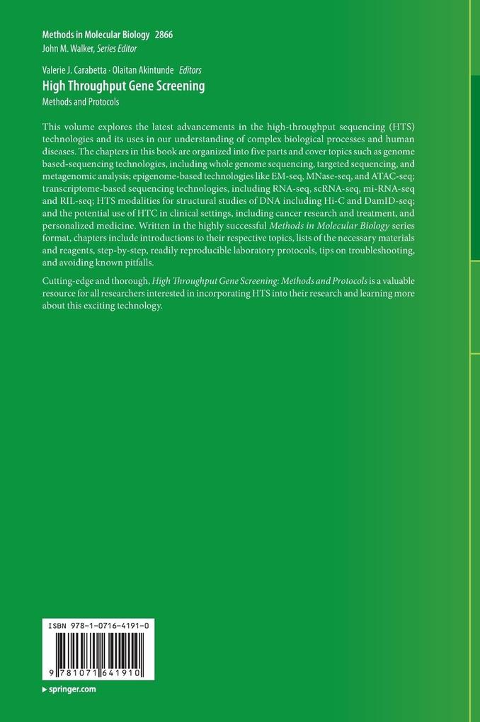 Weitere Ansicht: High Throughput Gene Screening