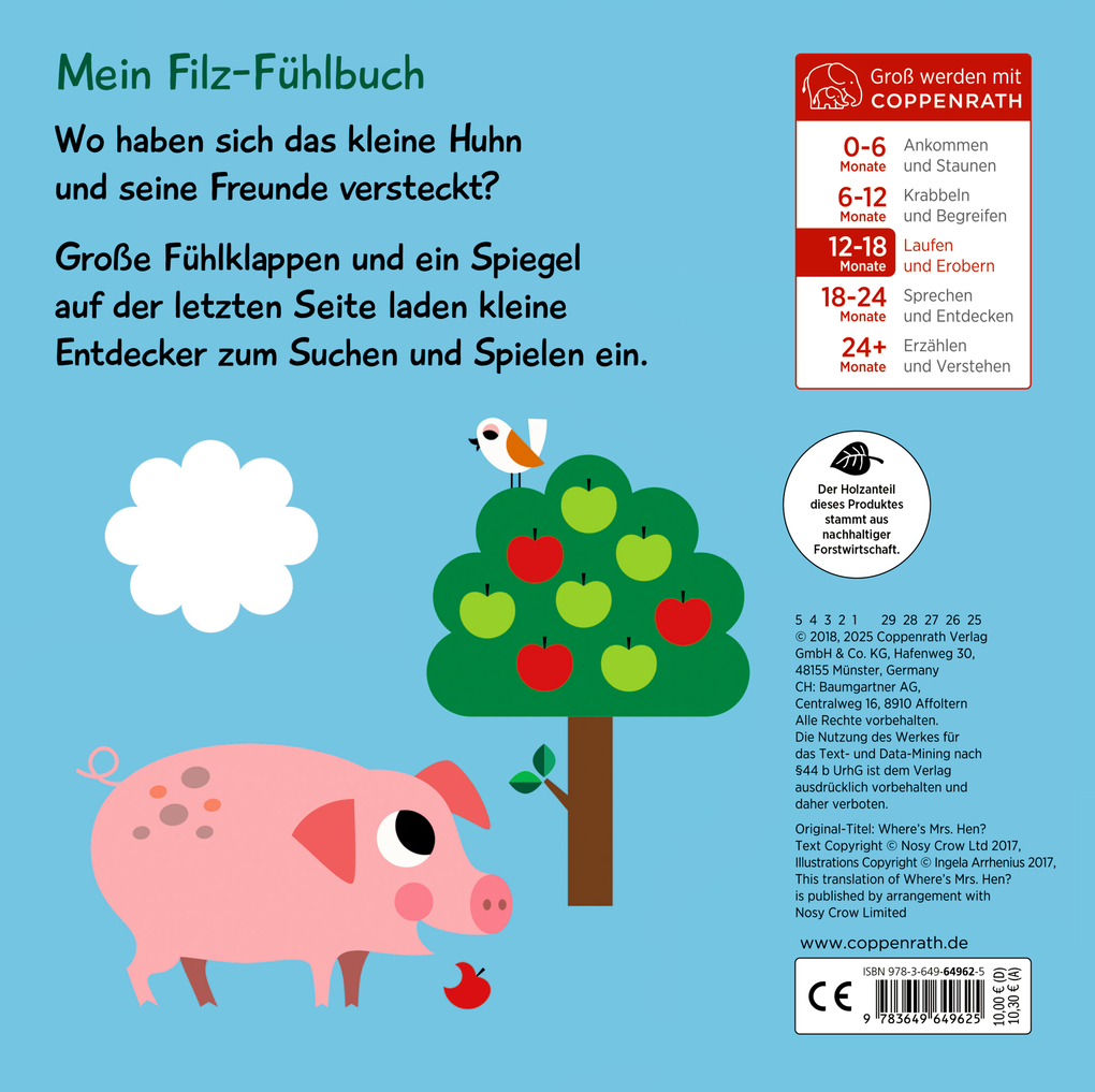 Weitere Ansicht: Mein Filz-Fühlbuch: Kuckuck, kleines Huhn!