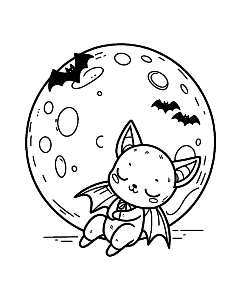 Weitere Ansicht: Wo die wilden Geister wohnen ... Halloween-Malbuch für Kinder | Nanja Holland