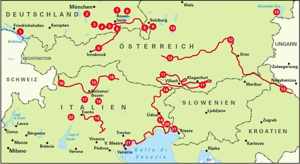 Weitere Ansicht: BVA Die 22 schönsten E-Bike-Touren für Genießer im Alpenvorland, Österreich, Südtirol, Venetien und Friaul