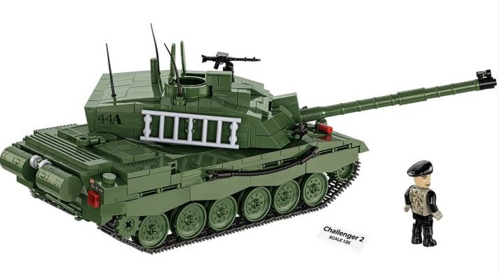 Weitere Ansicht: COBI Armed Forces 2627 - Challenger 2, Panzer, Bausatz 1:35, 954 Klemmbausteine
