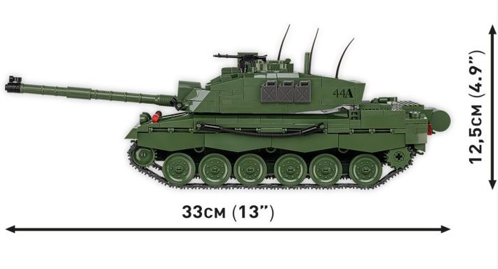 Weitere Ansicht: COBI Armed Forces 2627 - Challenger 2, Panzer, Bausatz 1:35, 954 Klemmbausteine