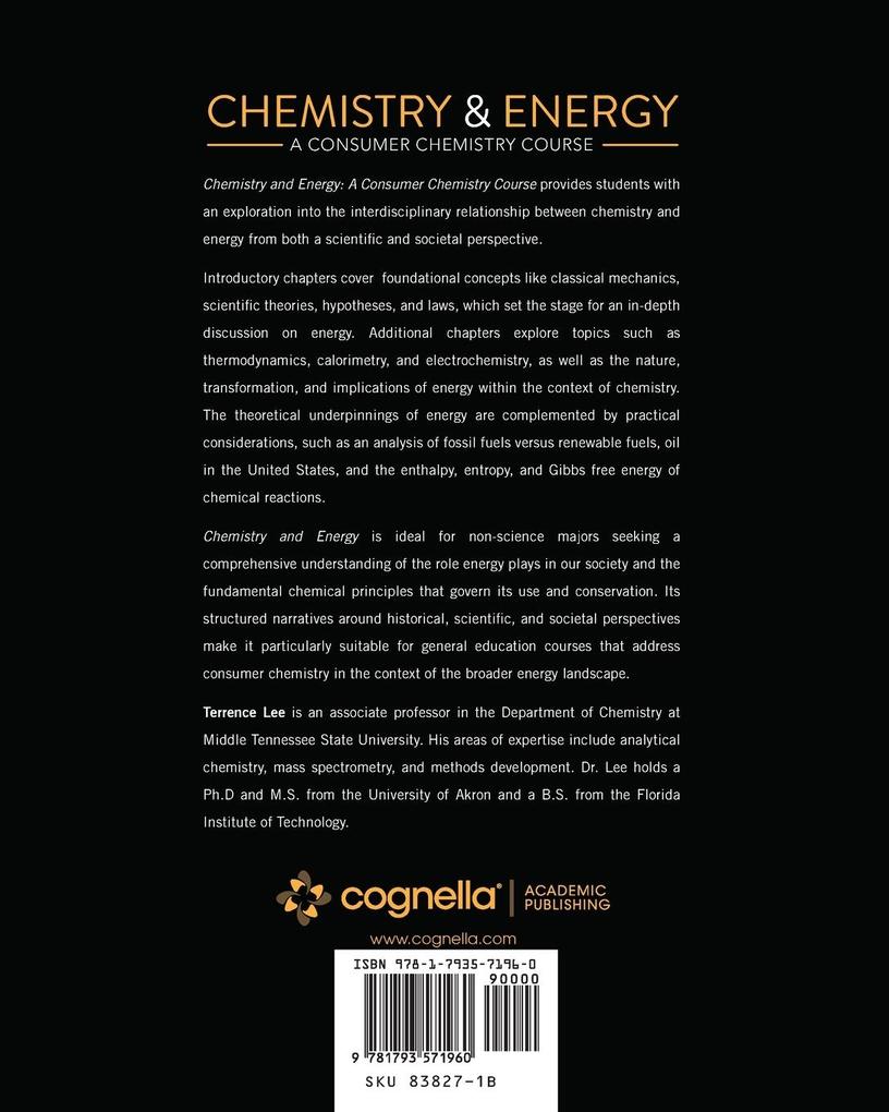 Weitere Ansicht: Chemistry and Energy | Terrence Lee