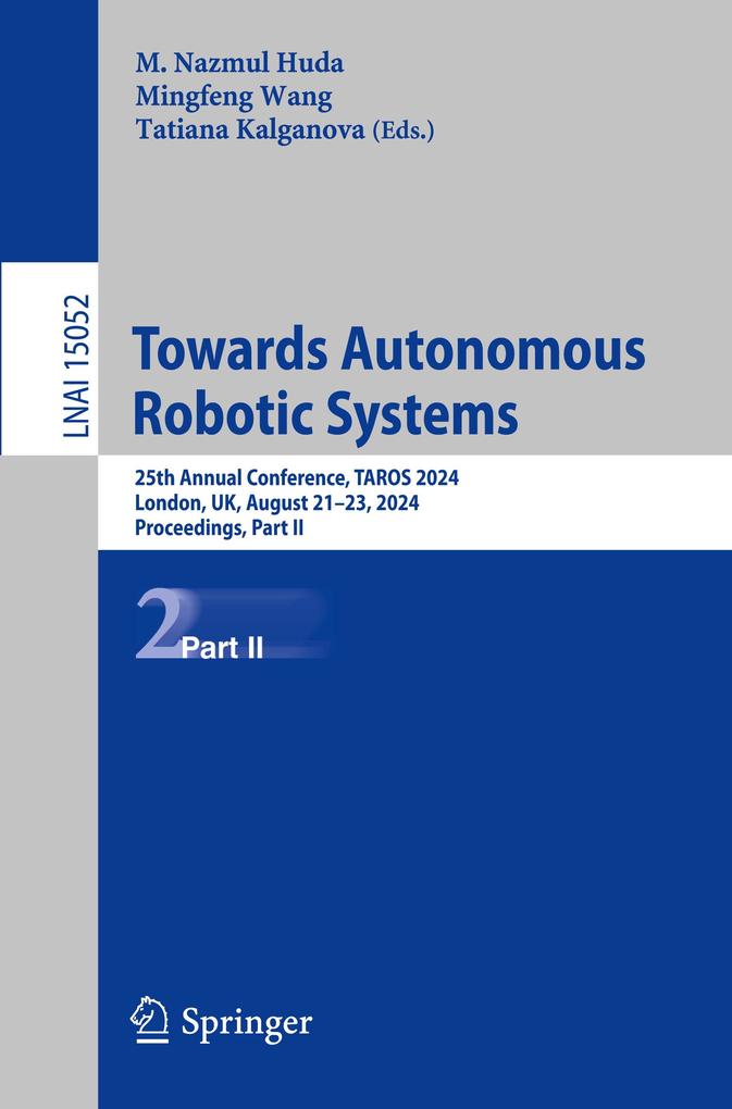 Produktbild: Towards Autonomous Robotic Systems