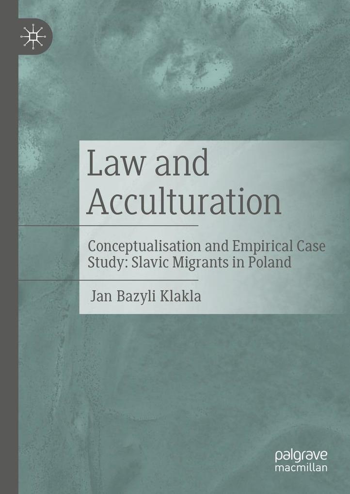 Produktbild: Law and Acculturation | Jan Bazyli Klakla