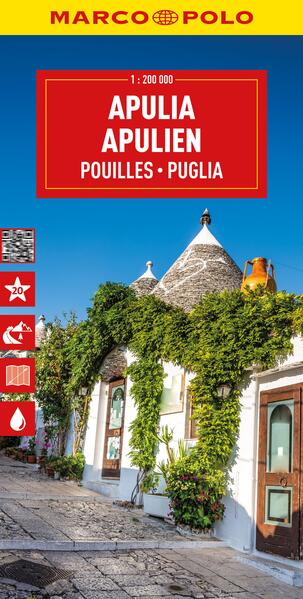 Produktbild: MARCO POLO Reisekarte Italien 11 Apulien 1:200.000