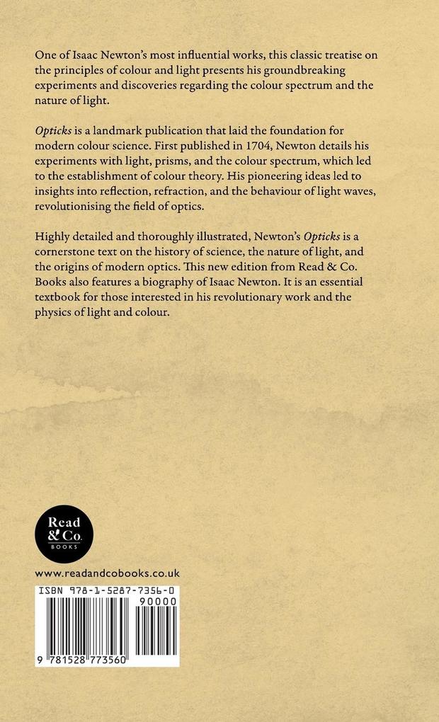 Weitere Ansicht: Newton's Opticks | Isaac Newton