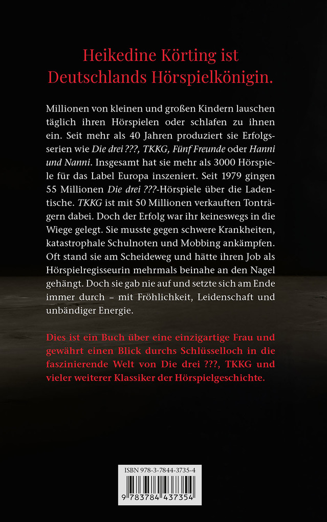 Weitere Ansicht: Heikedine Körting - Die Königin der Hörspiele | C. R. Rodenwald
