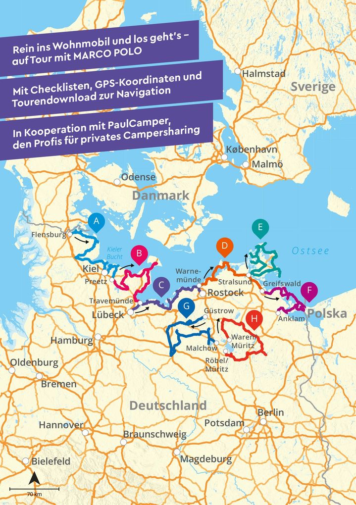 Weitere Ansicht: MARCO POLO Camper Guide Ostseeküste & Mecklenburgische Seenplatte | Thomas Zwicker, Jessica Mintelowsky, Fabian Teuber, Carsten Paulun