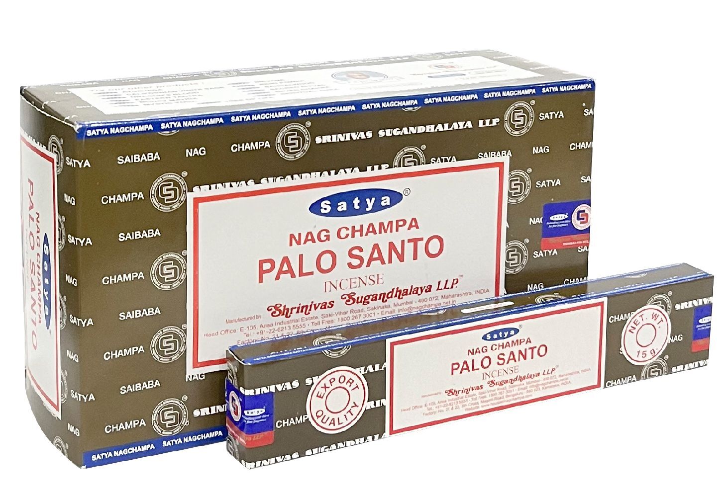 Produktbild: Palo Santo Satya Nag Champa Räucherstäbchen