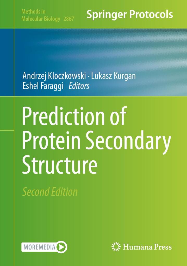 Produktbild: Prediction of Protein Secondary Structure
