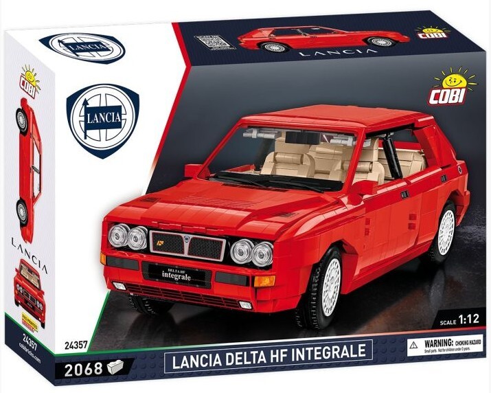 Produktbild: COBI-24357 - Lancia Delta HF Integrale, Bausatz 1:12, 2068 Klemmbausteine