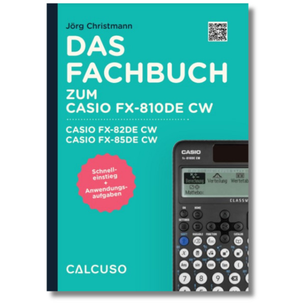 Produktbild: Fachbuch zum Taschenrechner Casio FX-810DE CW, Casio FX-82DE CW, Casio FX-85DE CW