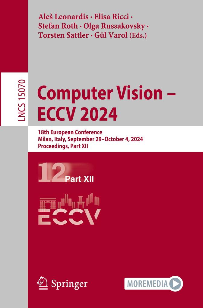 Produktbild: Computer Vision - ECCV 2024