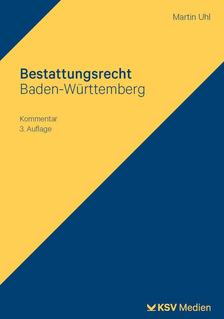 Produktbild: Bestattungsrecht Baden-Württemberg | Martin Uhl