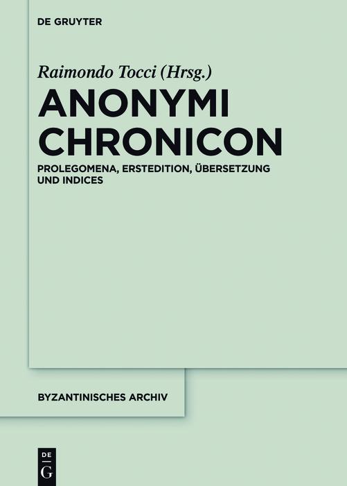 Produktbild: Anonymi Chronicon