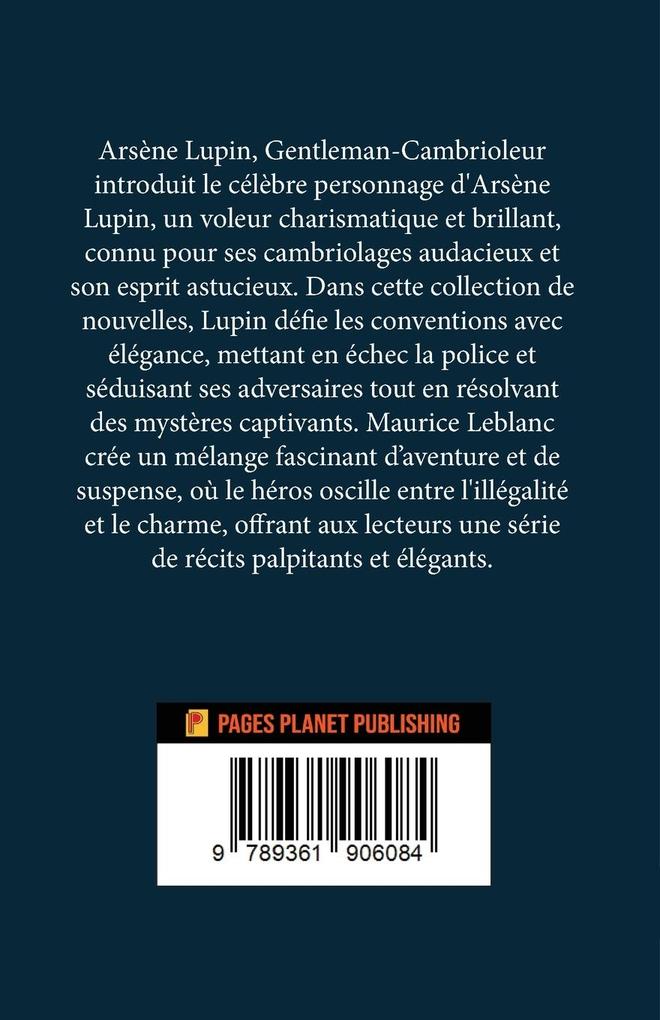 Weitere Ansicht: Arsène Lupin, Gentleman-Cambrioleur | Maurice Leblanc