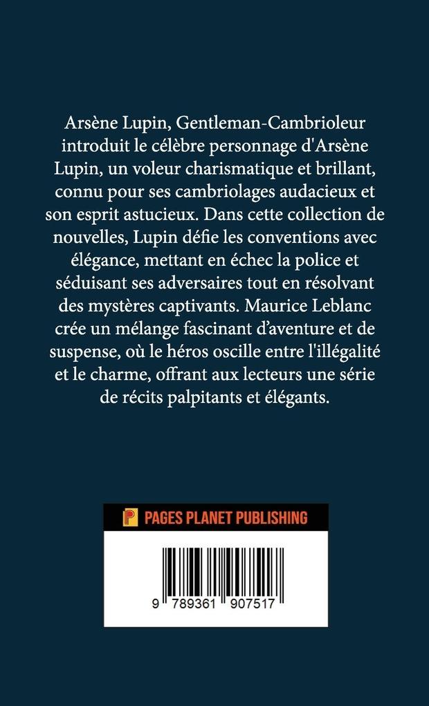 Weitere Ansicht: Arsène Lupin, Gentleman-Cambrioleur | Maurice Leblanc