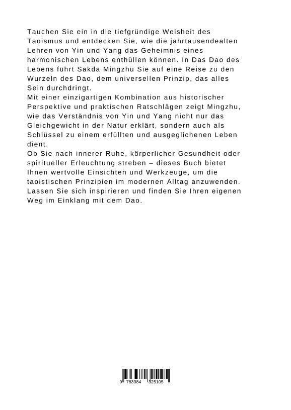 Weitere Ansicht: Das Dao des Lebens | Sakda Mingzhu