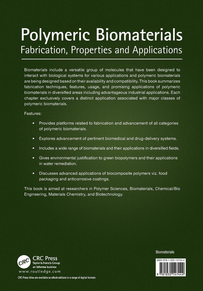 Weitere Ansicht: Polymeric Biomaterials