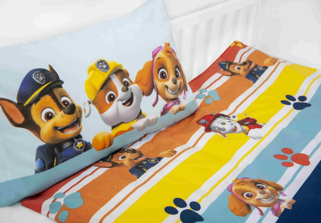 Weitere Ansicht: Paw Patrol 2632404063 - Flanell-Bettwäsche (Made in Green), 40x60 cm + 100x135 cm, 100% Baumwolle