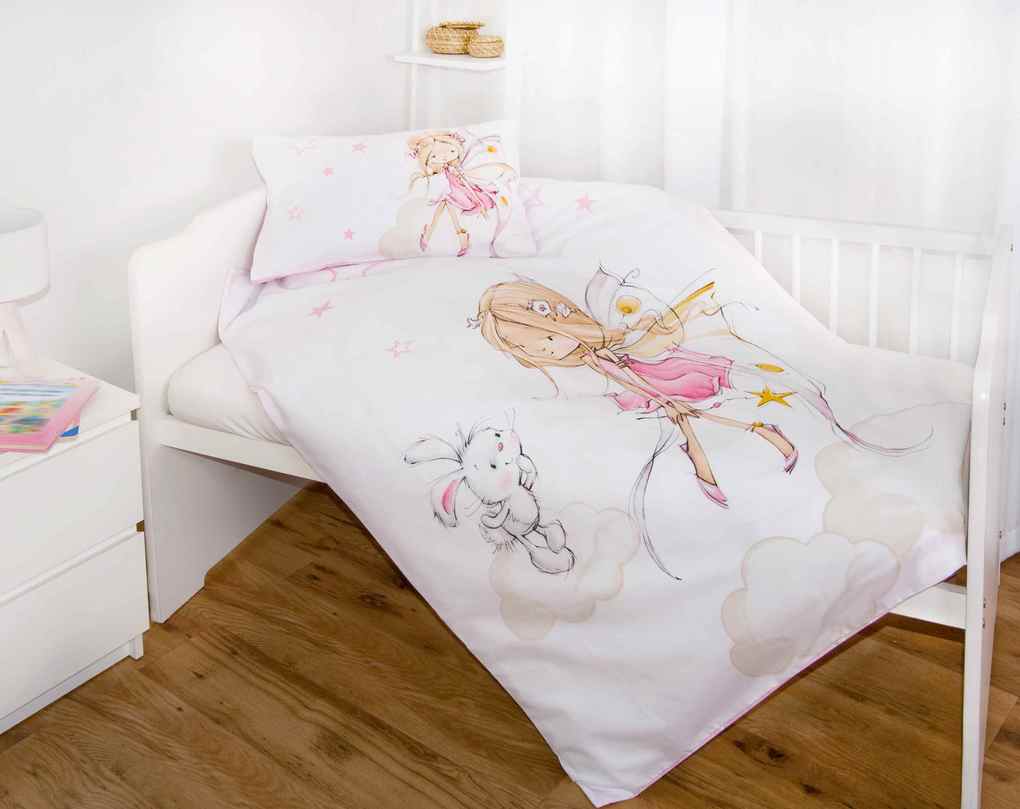 Weitere Ansicht: babybest® 2685217063 - Little Fairy, Flanell-Bettwäsche (Made in Green), 40x60 cm + 100x135 cm, 100% Baumwolle