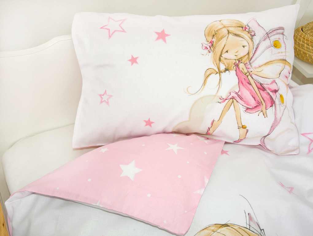 Weitere Ansicht: babybest® 2685217063 - Little Fairy, Flanell-Bettwäsche (Made in Green), 40x60 cm + 100x135 cm, 100% Baumwolle